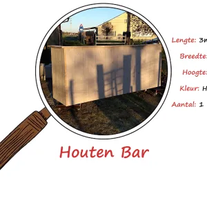 Houten bar