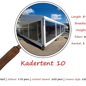 Kadertent 10m breed