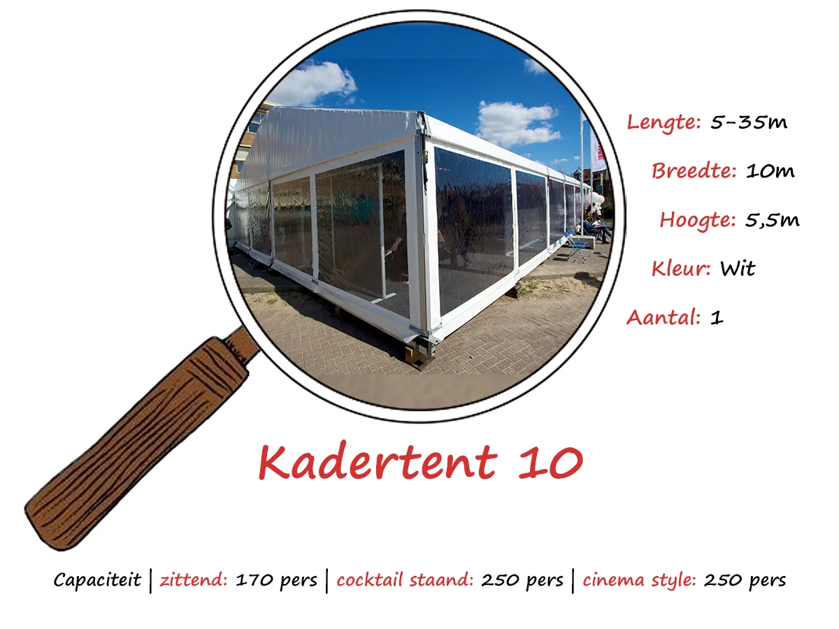 Kadertent 10m breed