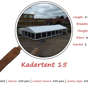 Kadertent 15m breed