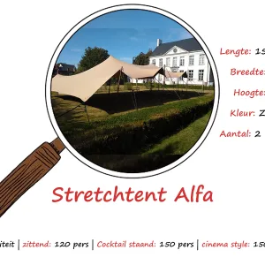 Stretchtent 14,5*10m