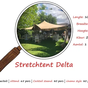 Stretchtent 8,5*10m
