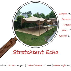 Stretchtent 9*9,5m