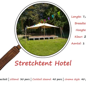 Stretchtent 7.5*6.5m